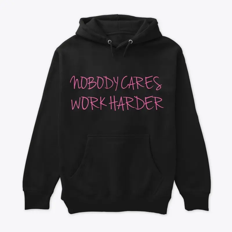 Pink Logo hoodie